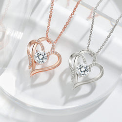 Collection of Double Love Necklace in a gallery layout