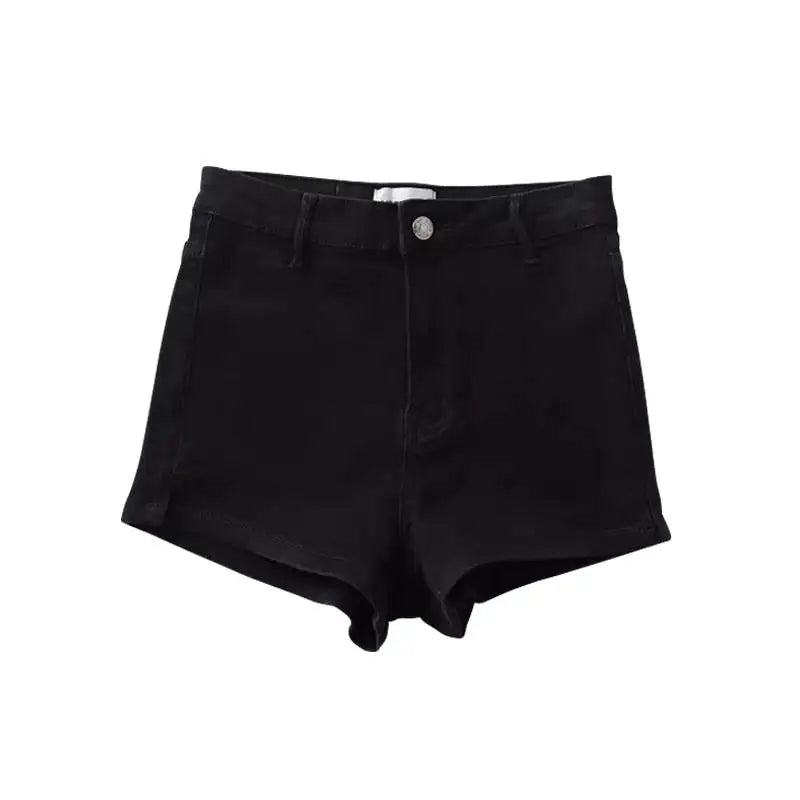 Collection of Mini High Waist Shorts in a gallery layout