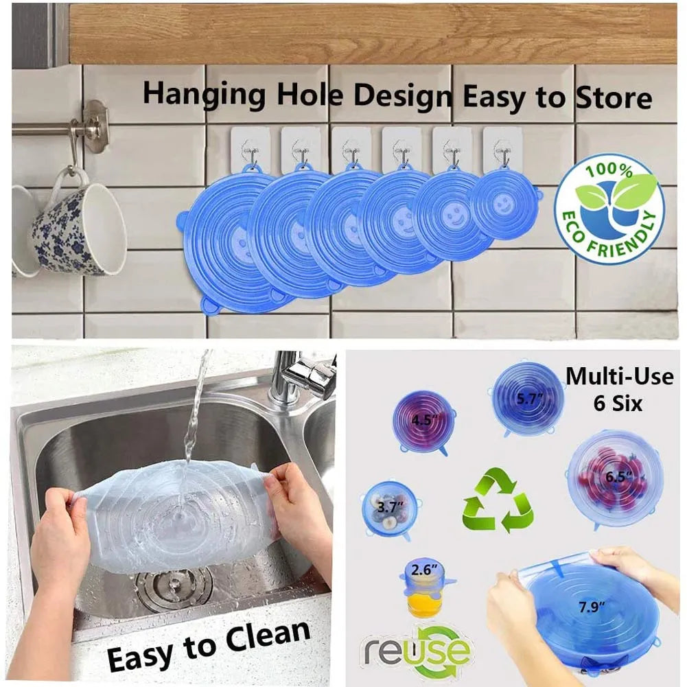 Collection of Cover Stretch Lids in a gallery layout
