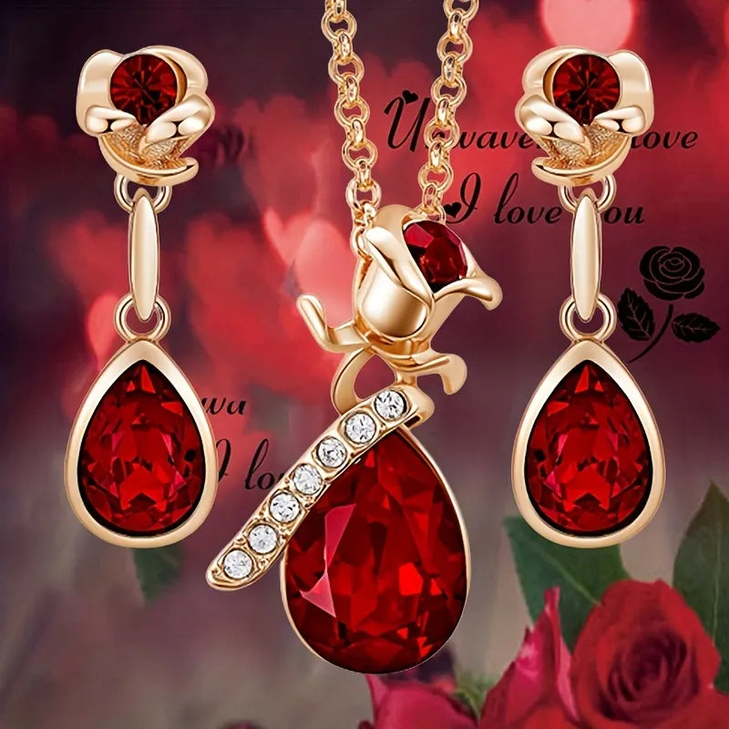 Necklace Earrings Set