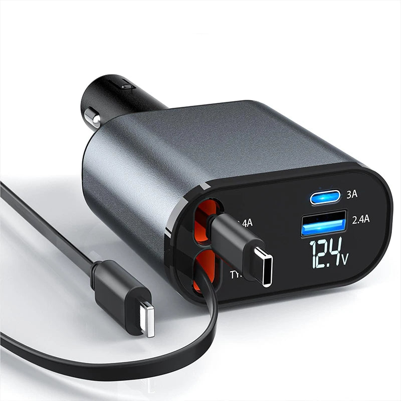 Car Fast Charger For IPhone Samsung