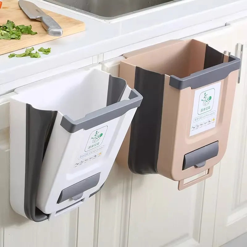 Collection of Kitchen Folding Trash Can in a gallery layout