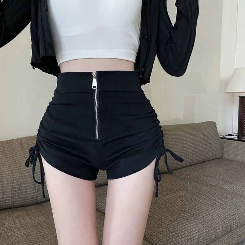 Collection of High Waist Skinny Short in a gallery layout