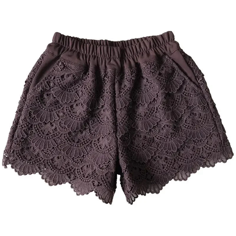 Women Spring Autumn High Waist Shorts