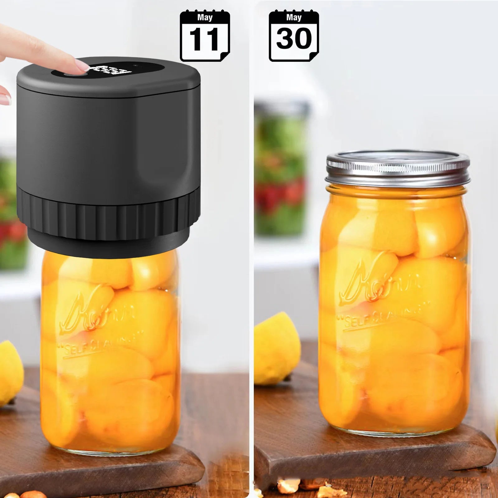 Collection of Electric Jar Vacuum Sealer Kit in a gallery layout