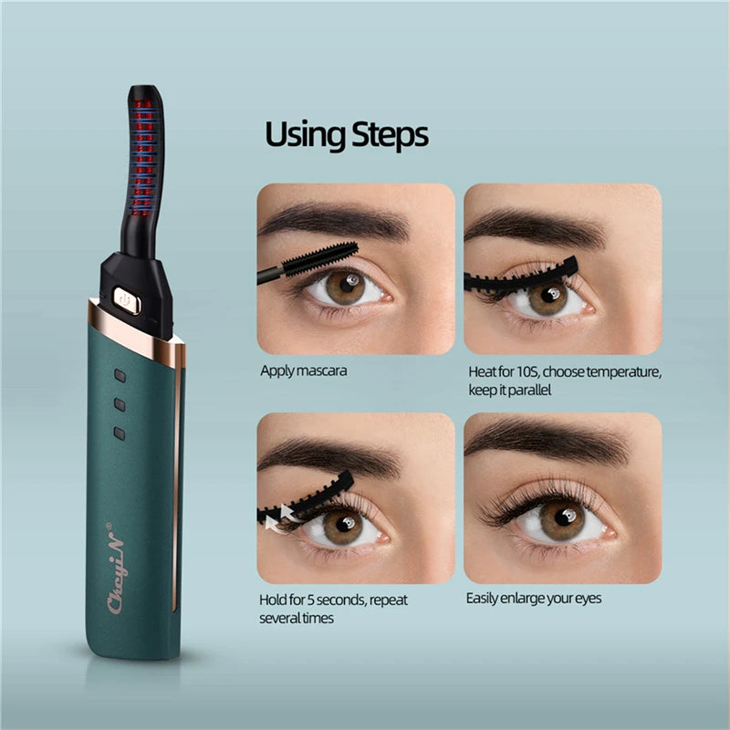 Collection of Electric Heated Eyelash Curler in a gallery layout