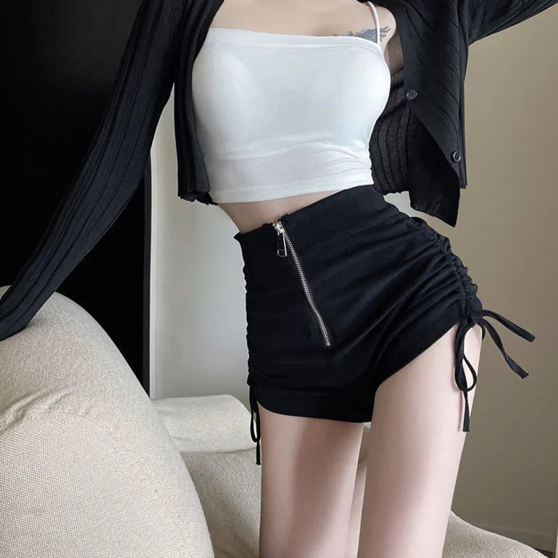 Collection of High Waist Skinny Short in a gallery layout