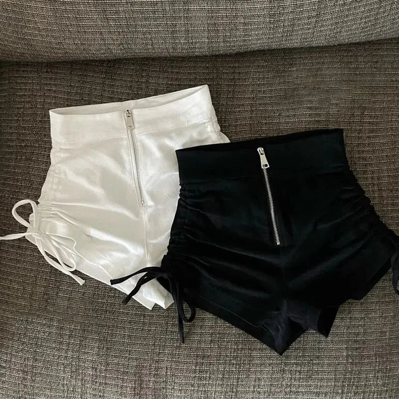 Collection of High Waist Skinny Short in a gallery layout