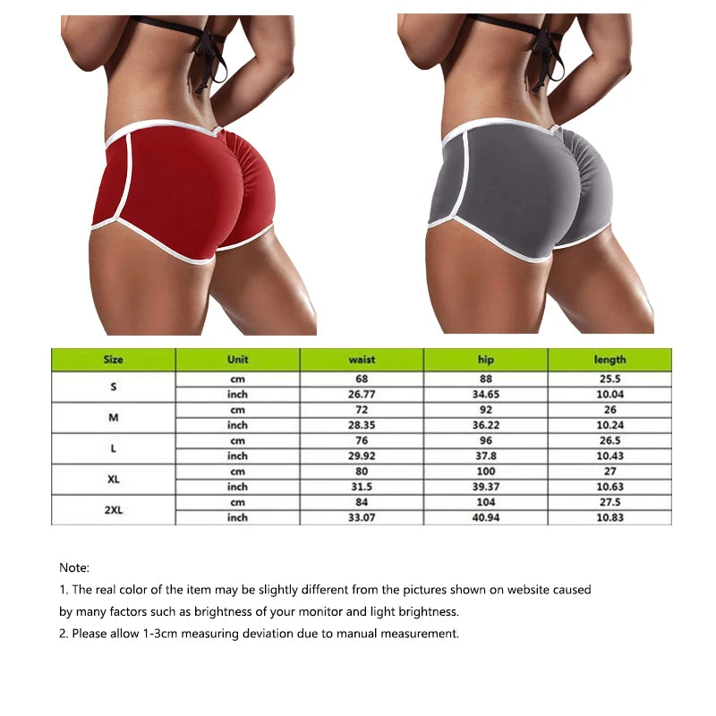 Collection of Low Waist Sport Shorts For Women in a gallery layout