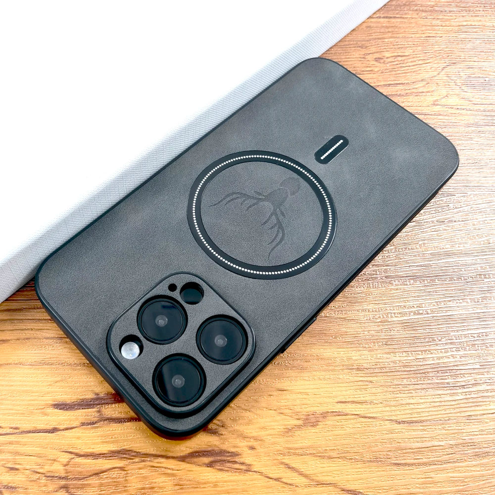 Collection of Luxury PU Leather Deer Case For iPhone 16 15 14 13 12 11 Pro Max Plus 15Pro 14Pro 13Pro ProMax For Magsafe Wireless Charge Cover in a gallery layout