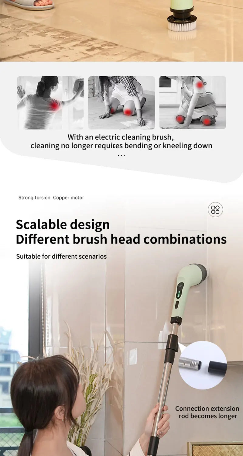 Image of 9-in-1 Electric Cleaning Brush
