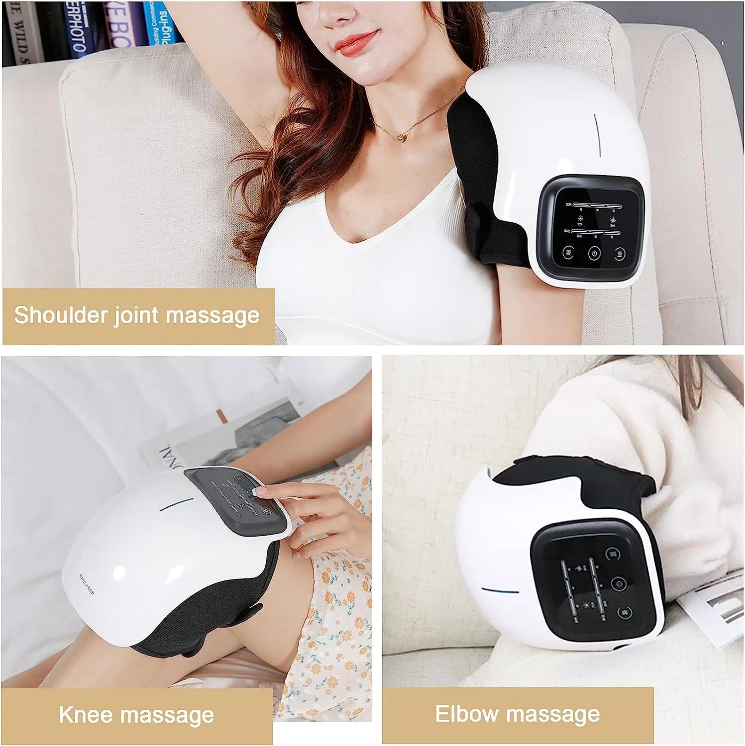 Knee Massager Infrared Heat and Vibration Knee Pain Relie