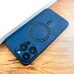 Collection of Luxury PU Leather Deer Case For iPhone 16 15 14 13 12 11 Pro Max Plus 15Pro 14Pro 13Pro ProMax For Magsafe Wireless Charge Cover in a gallery layout