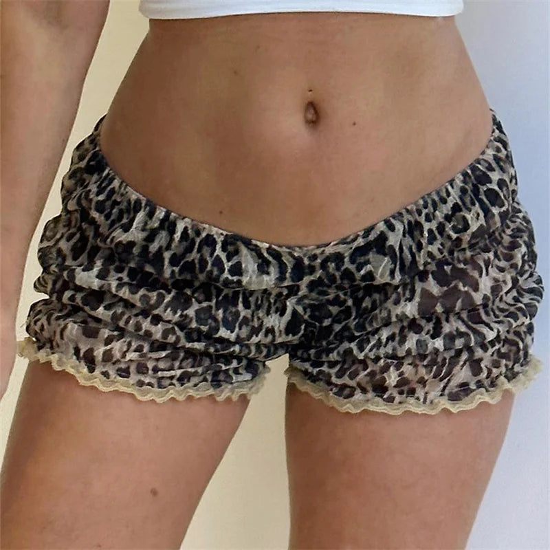 Leopard Printed Shorts