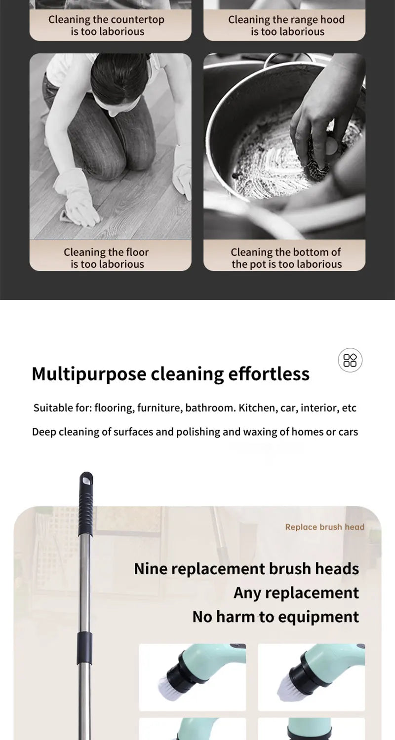 Image of 9-in-1 Electric Cleaning Brush