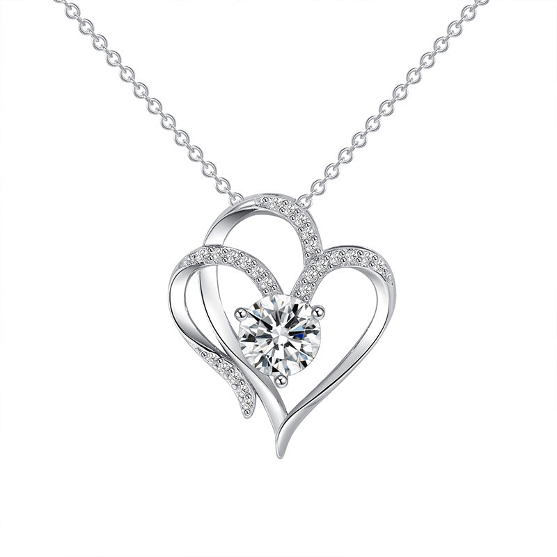 Collection of Double Love Necklace in a gallery layout