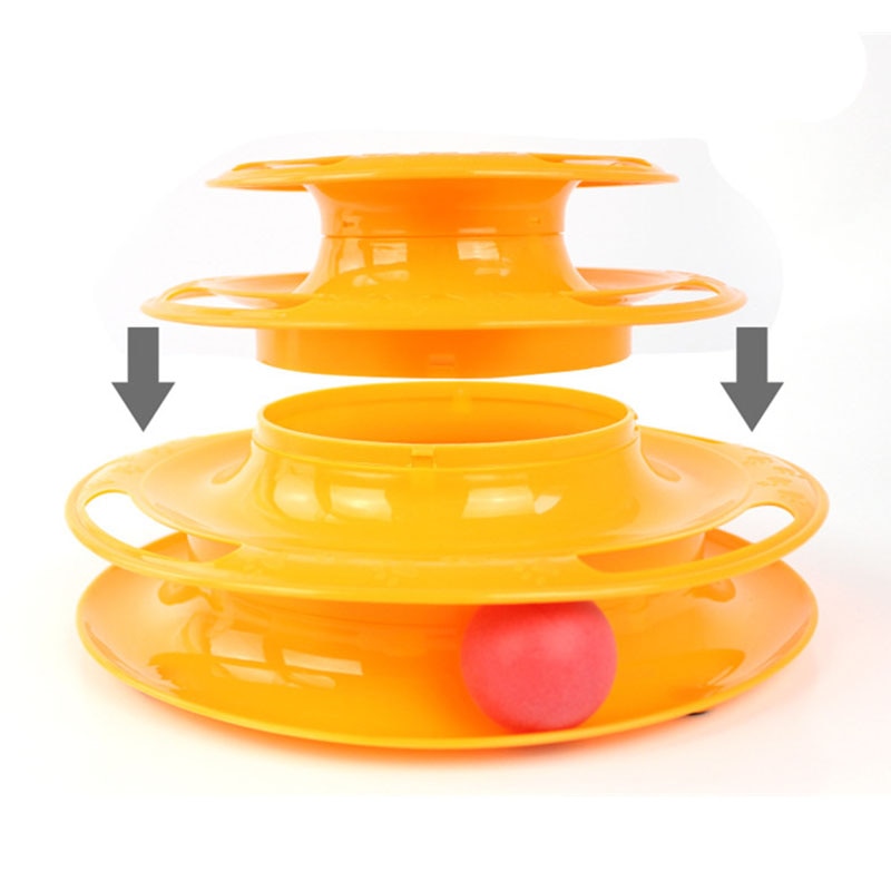 Three Levels Pet Cat Toy Tower