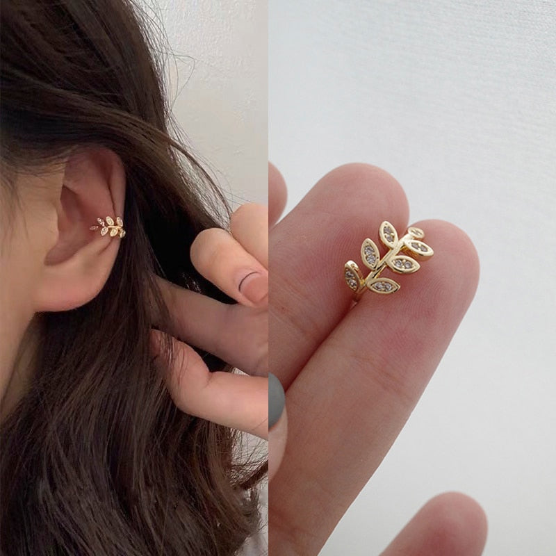 Fashion Exquisite Rhinestone Decor Ear Cuff earring for Woman