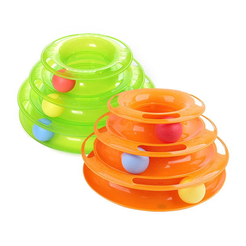 Three Levels Pet Cat Toy Tower