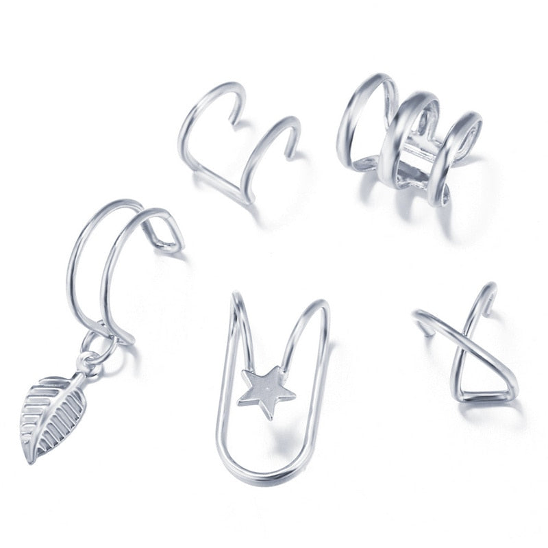 Fashion Exquisite Rhinestone Decor Ear Cuff earring for Woman