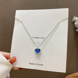 Collection of BlueDiamond-Titanic Heart of Ocean Blue Heart Pendant in a gallery layout