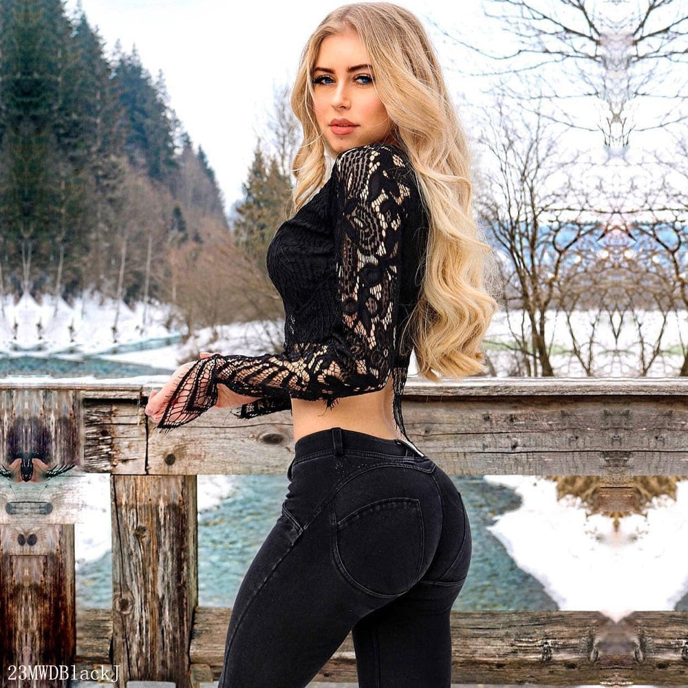 Collection of Straight Leg Jeans in a gallery layout