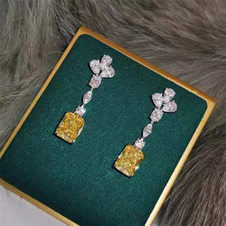 Collection of sterling silver Wedding Drop Earrings in a gallery layout