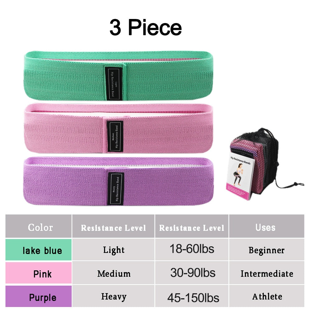 Collection of 1/2/3PCS/Lot Fitness Rubber Band in a gallery layout
