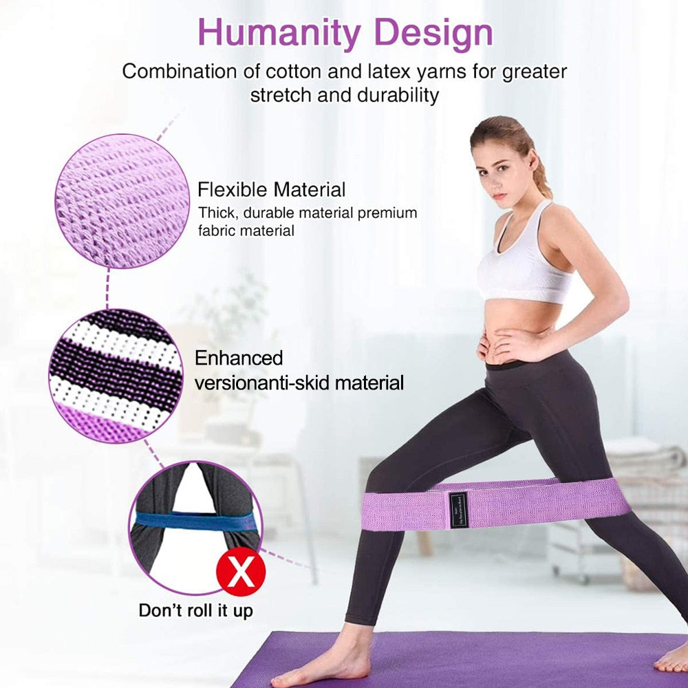 1/2/3PCS/Lot Fitness Rubber Band