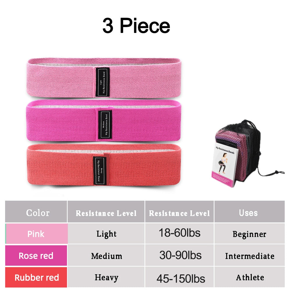 Collection of 1/2/3PCS/Lot Fitness Rubber Band in a gallery layout