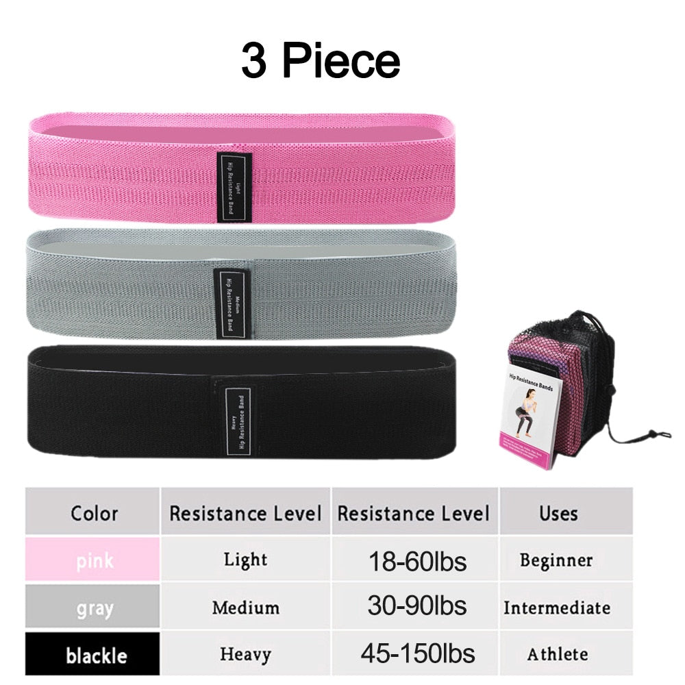 Collection of 1/2/3PCS/Lot Fitness Rubber Band in a gallery layout