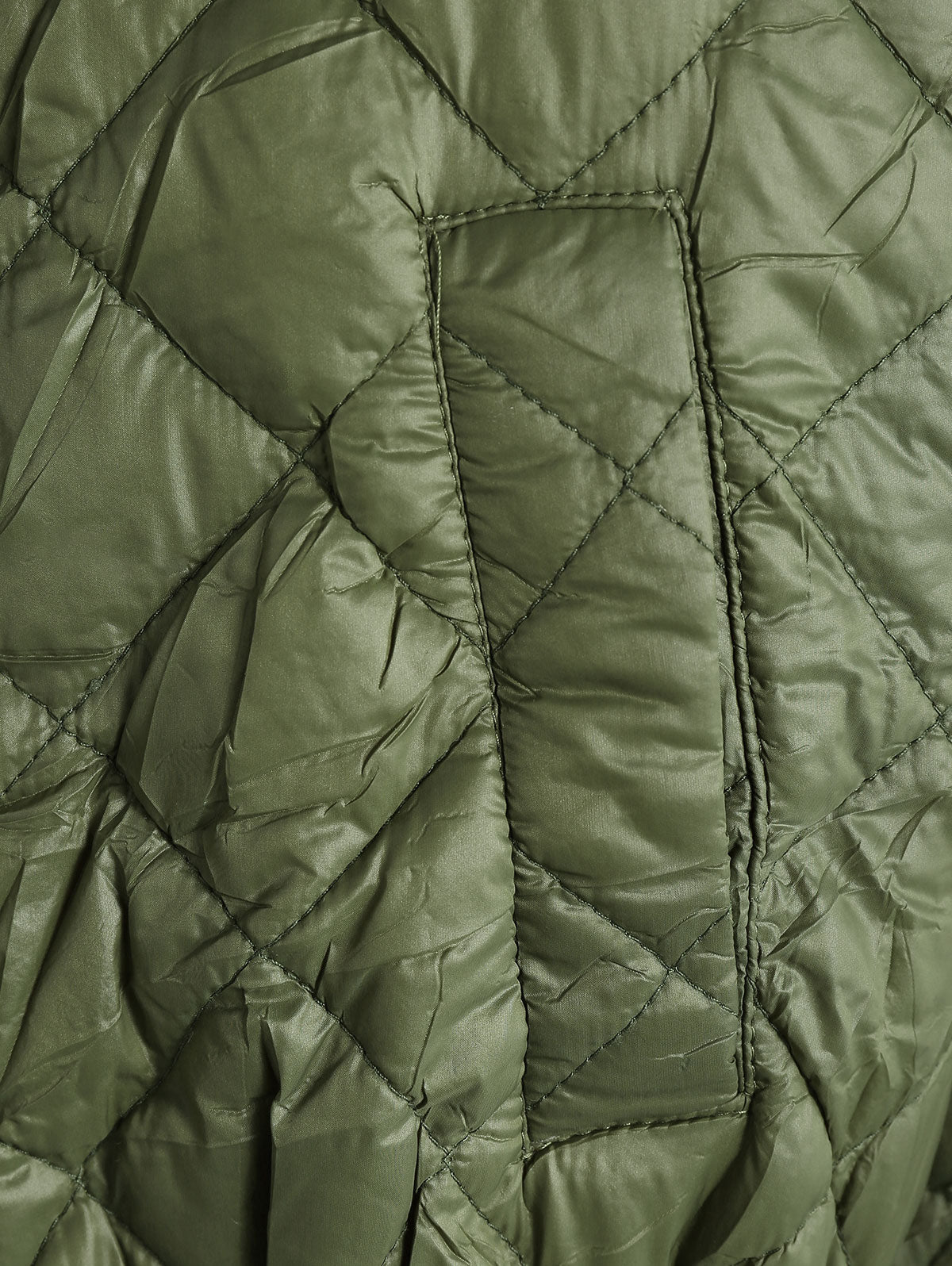 Collection of Quilted Drop Shoulder Bomber Jacket Women Winte in a gallery layout