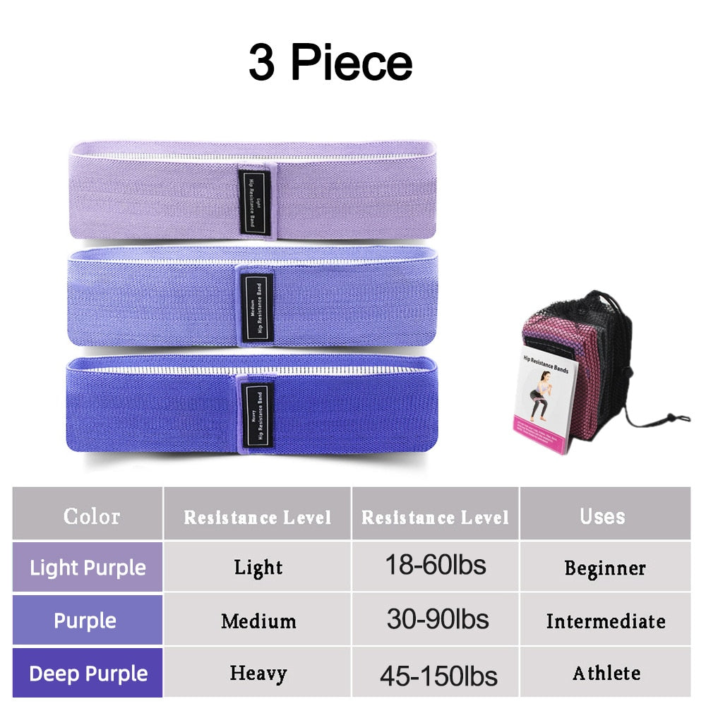 Collection of 1/2/3PCS/Lot Fitness Rubber Band in a gallery layout