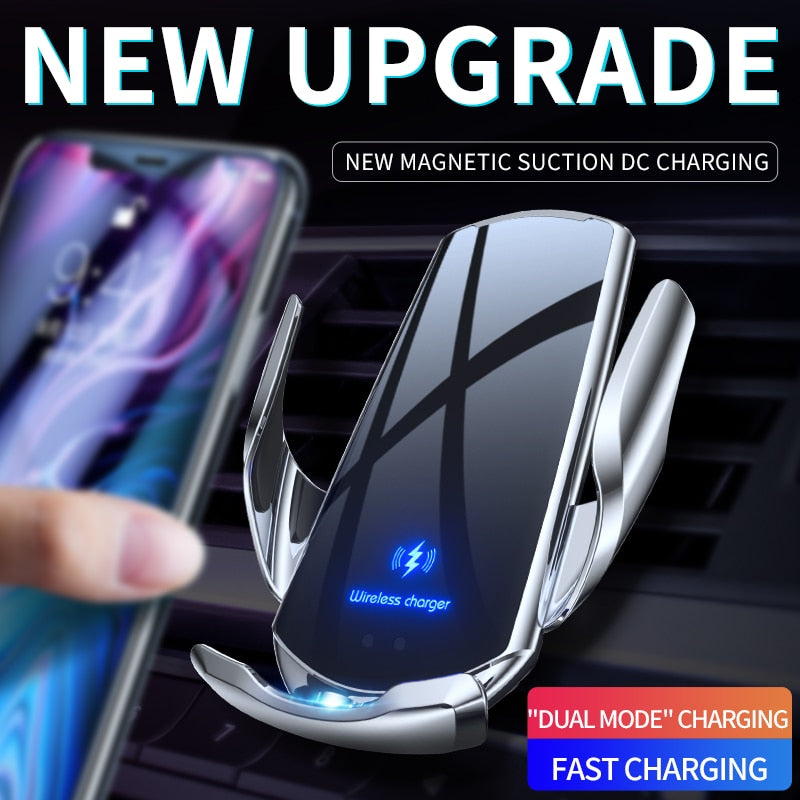 Automatic 15W Qi Car Wireless Charger