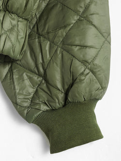 Collection of Quilted Drop Shoulder Bomber Jacket Women Winte in a gallery layout