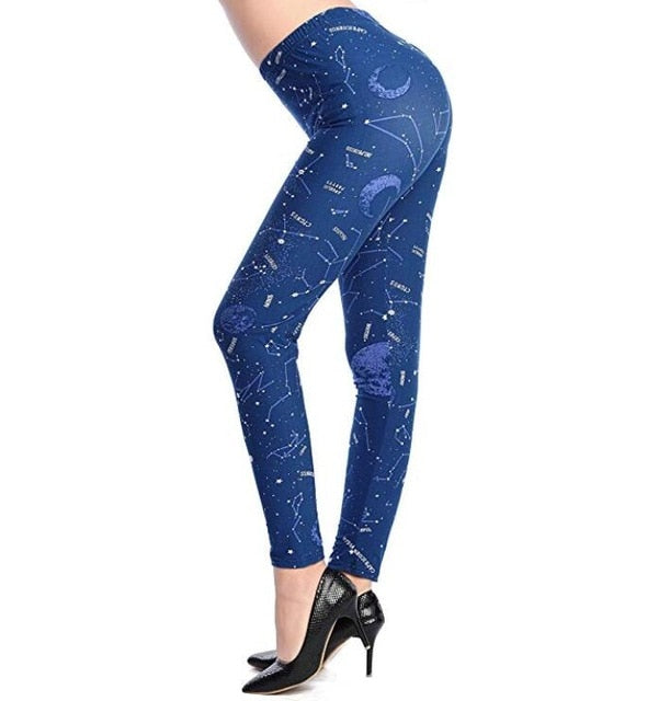Collection of New Fashion Camouflage Printing Elasticity Leggings in a gallery layout
