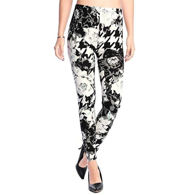 Collection of New Fashion Camouflage Printing Elasticity Leggings in a gallery layout
