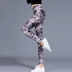 Collection of New Fashion Camouflage Printing Elasticity Leggings in a gallery layout