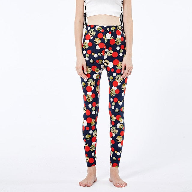 Collection of New Fashion Camouflage Printing Elasticity Leggings in a gallery layout