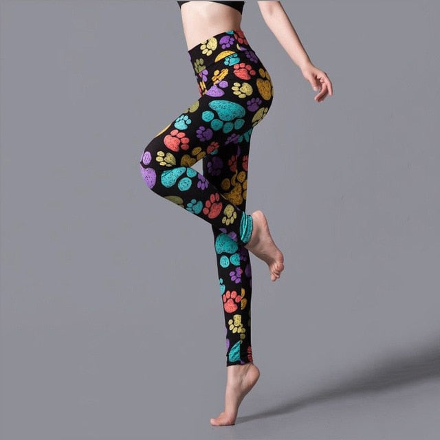 Collection of New Fashion Camouflage Printing Elasticity Leggings in a gallery layout